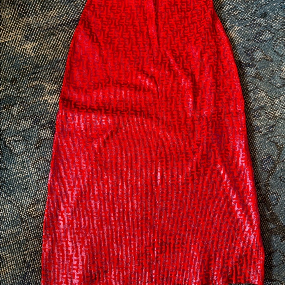 Diesel Vibrant Red Pencil Skirt - Picture 3 of 4